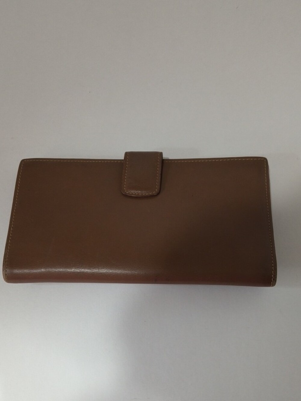 Ferragamo Brown Leather Envelope Wallet - Picture 3 of 15